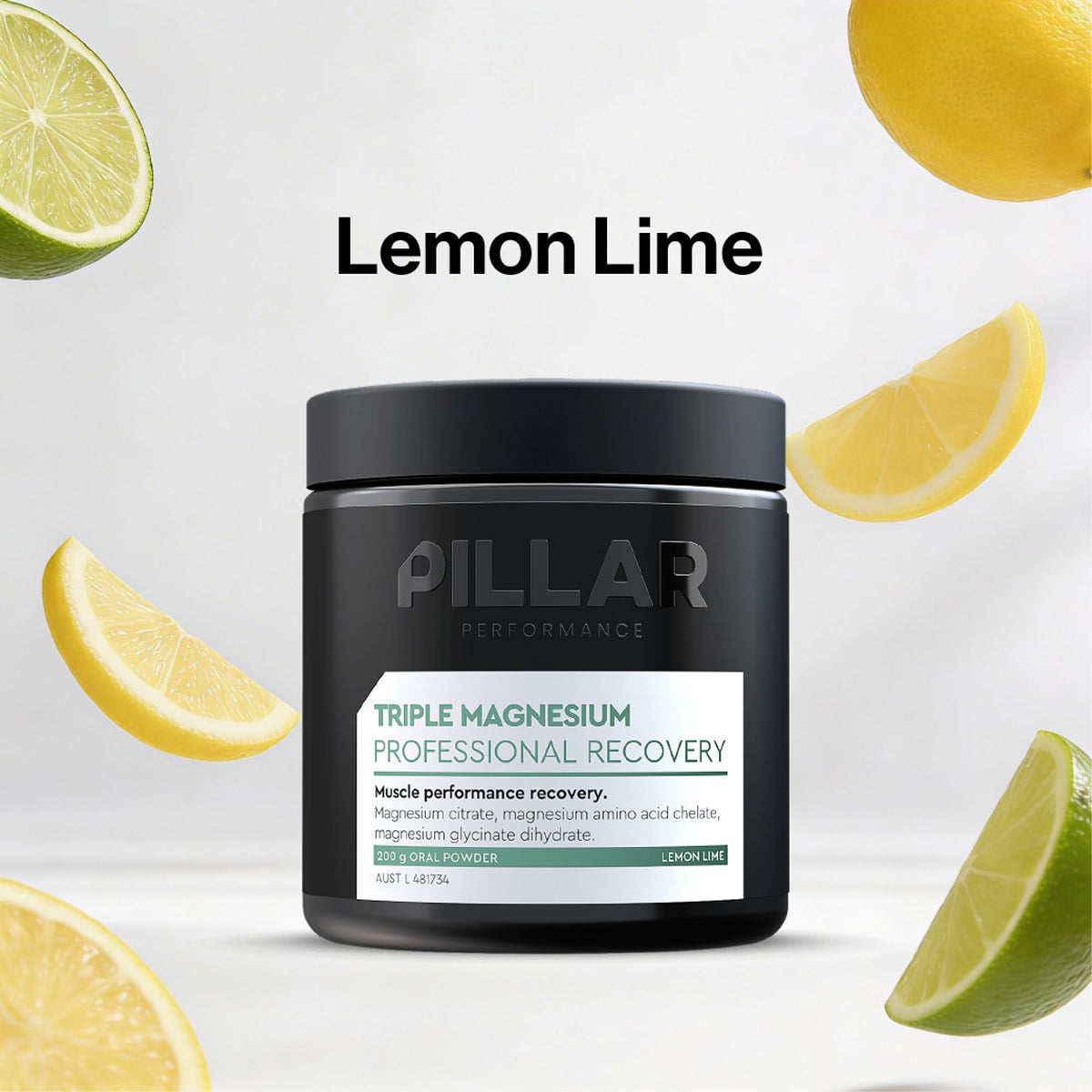 Triple Magnesium 200g Jar, Lemon Lime