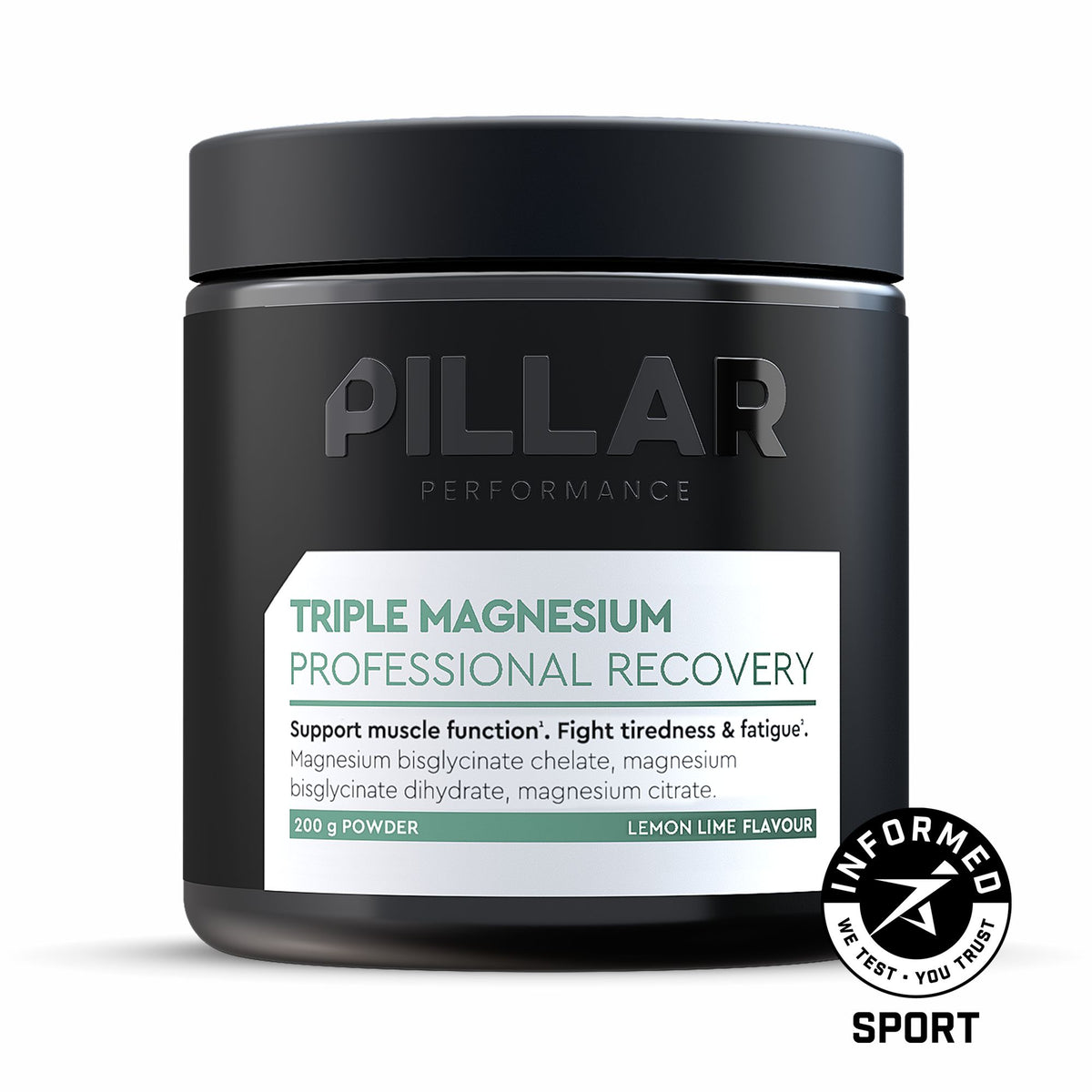 Triple Magnesium 200g Jar, Lemon Lime