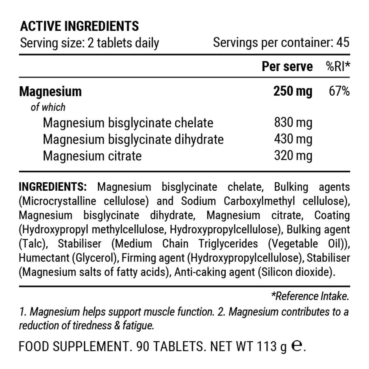 Triple Magnesium 90 tbl