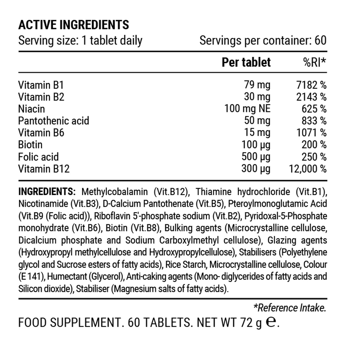 Ultra B Active 60 tbl